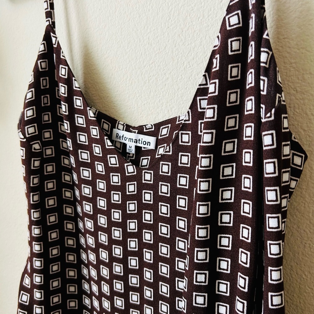 Reformation Mini Patterned Dress - Picture 2 of 7